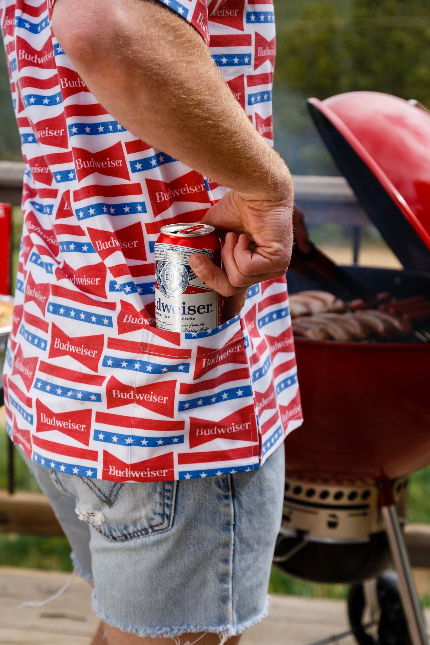  The Old Faithful Budweiser | Short Sleeve Button Down