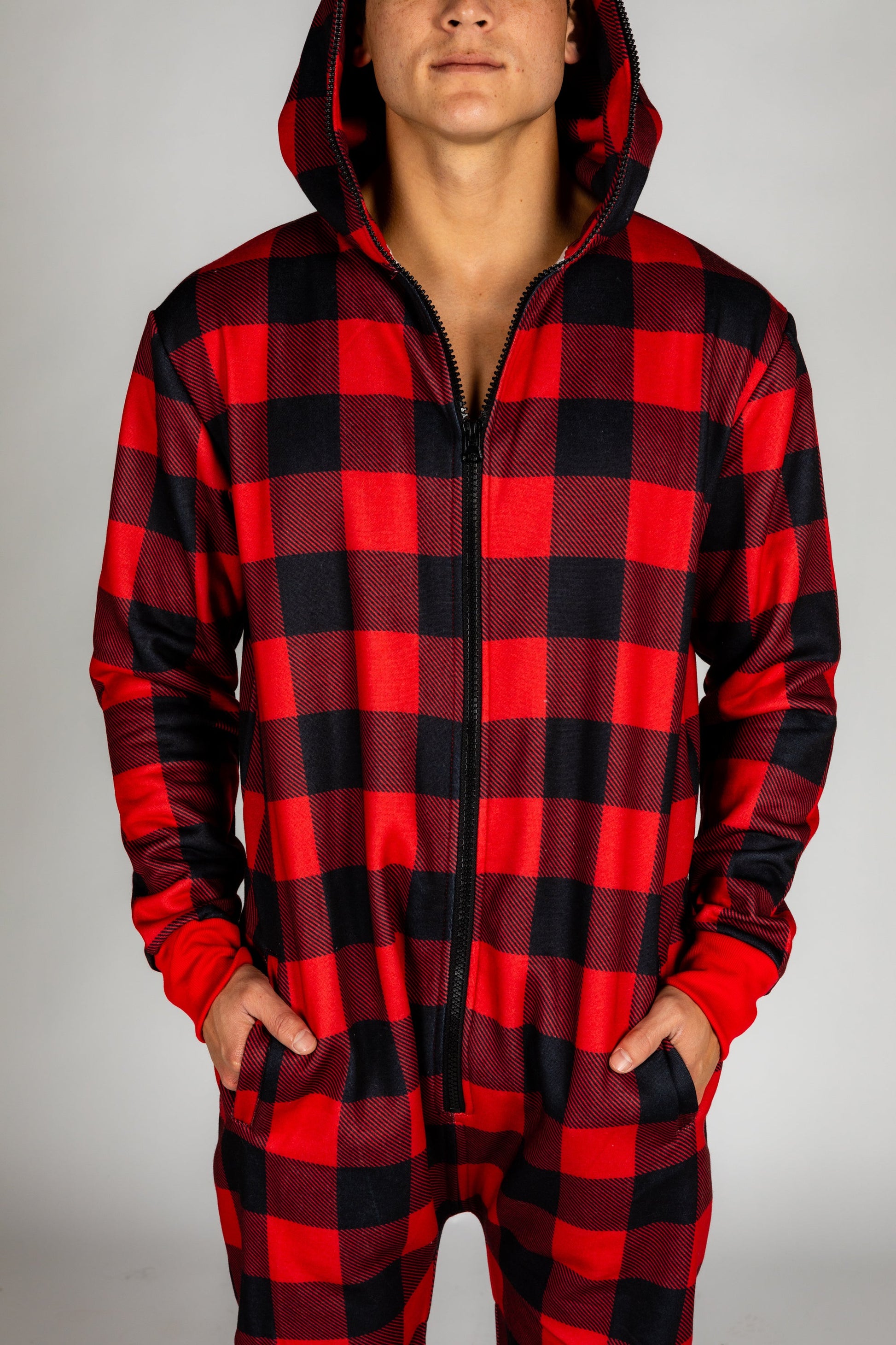  The Lumbersexual | Buffalo Check Adult Onesie