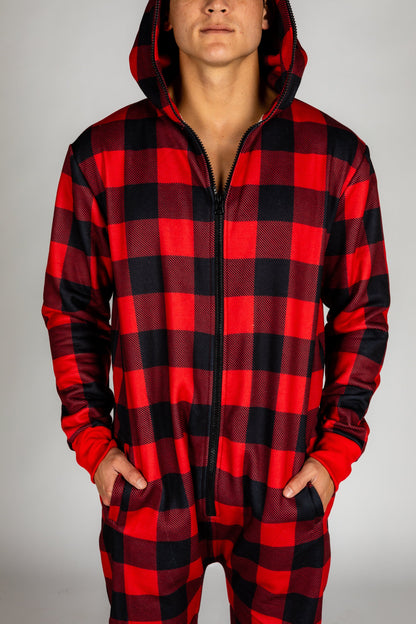  The Lumbersexual | Buffalo Check Adult Onesie