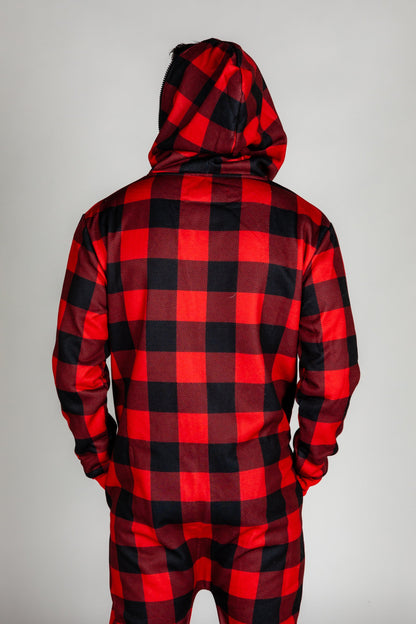  The Lumbersexual | Buffalo Check Adult Onesie