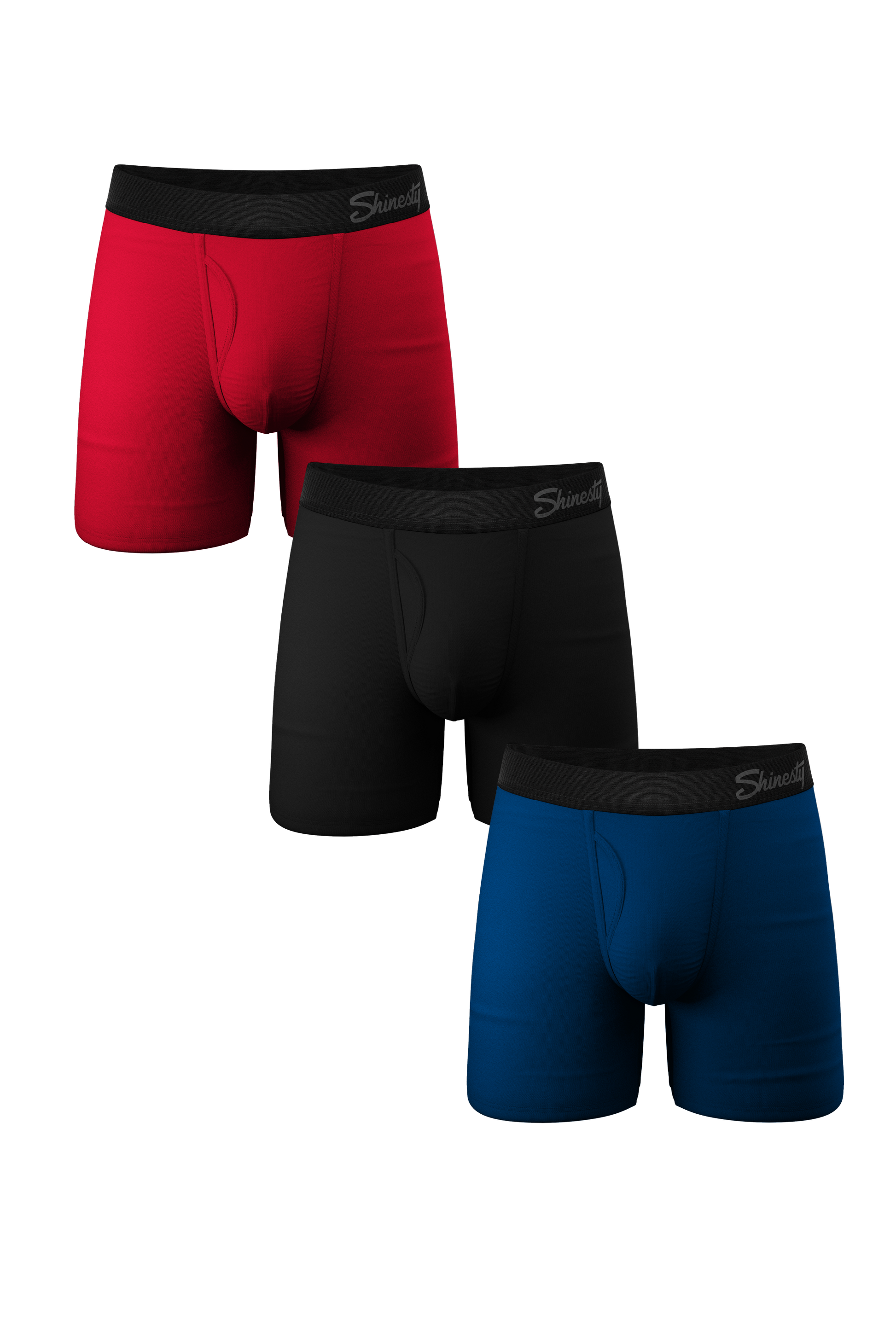  The 3 Legged Race | Solid Ball Hammock® Pouch Underwear With Fly 3 Pack