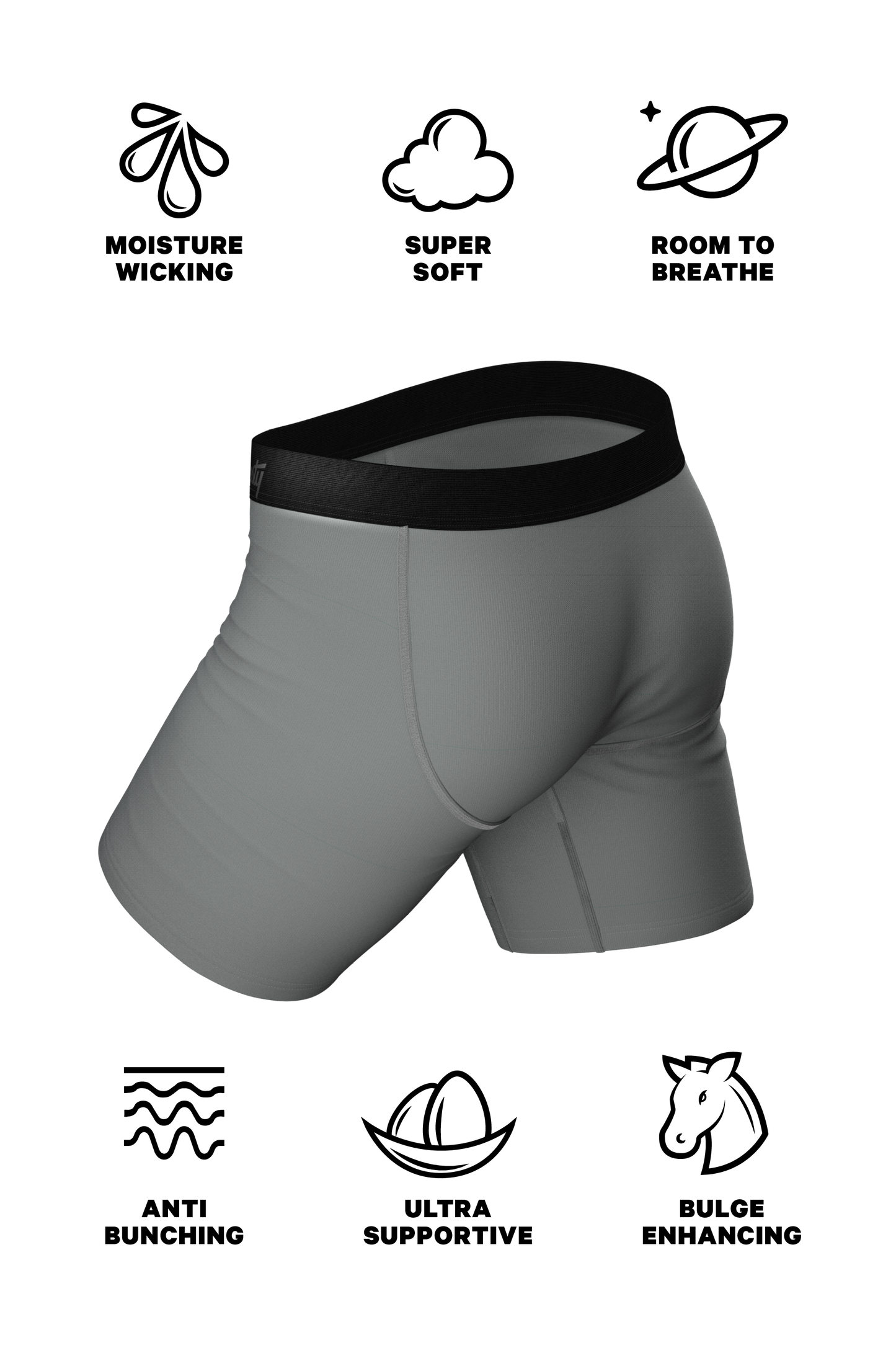  The 3rd Leg | Elephant Long Leg Ball Hammock® Pouch Boxers With Fly