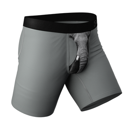  The 3rd Leg | Elephant Long Leg Ball Hammock® Pouch Boxers With Fly
