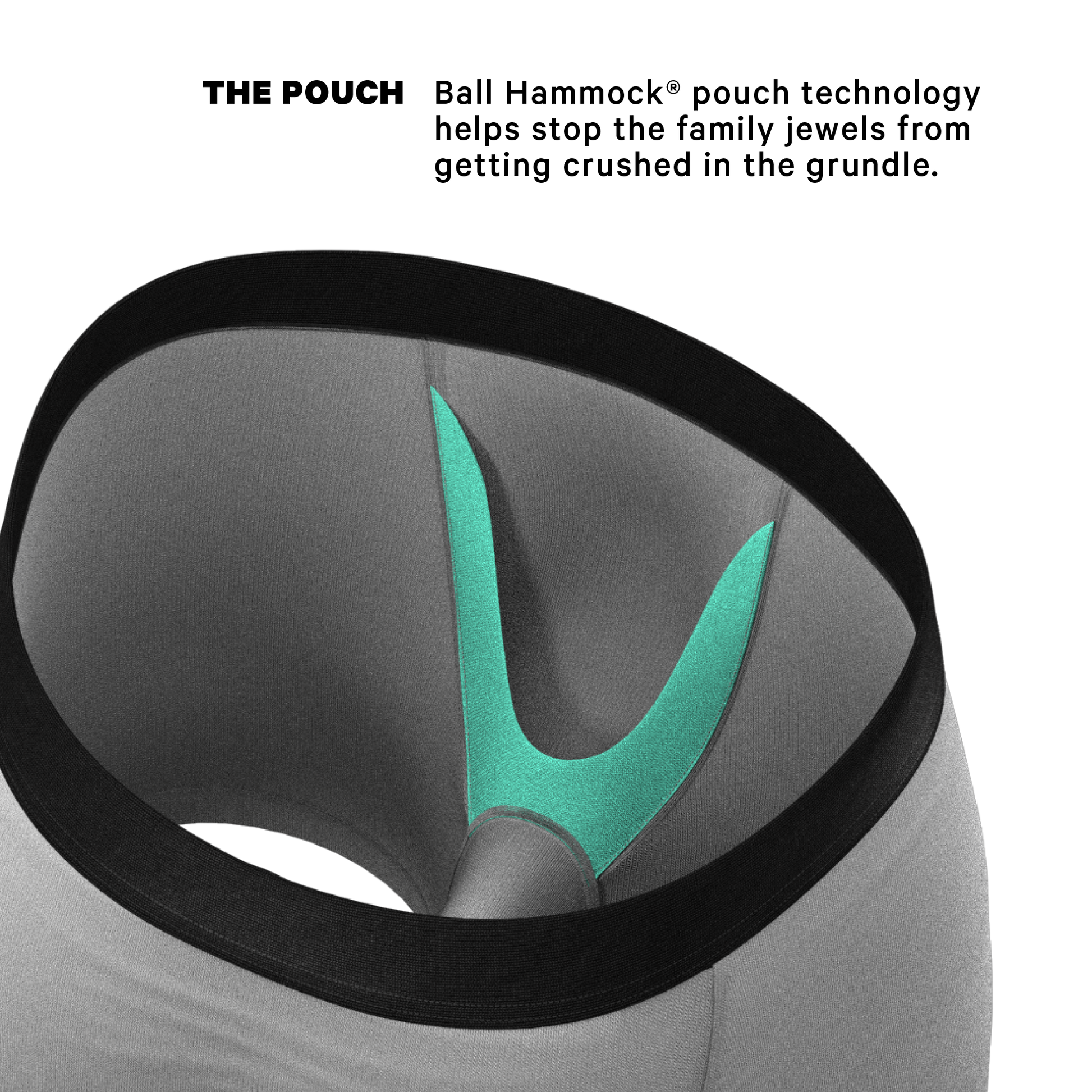  The 50 Shades Of Gonads | Grey Ball Hammock® Pouch Underwear
