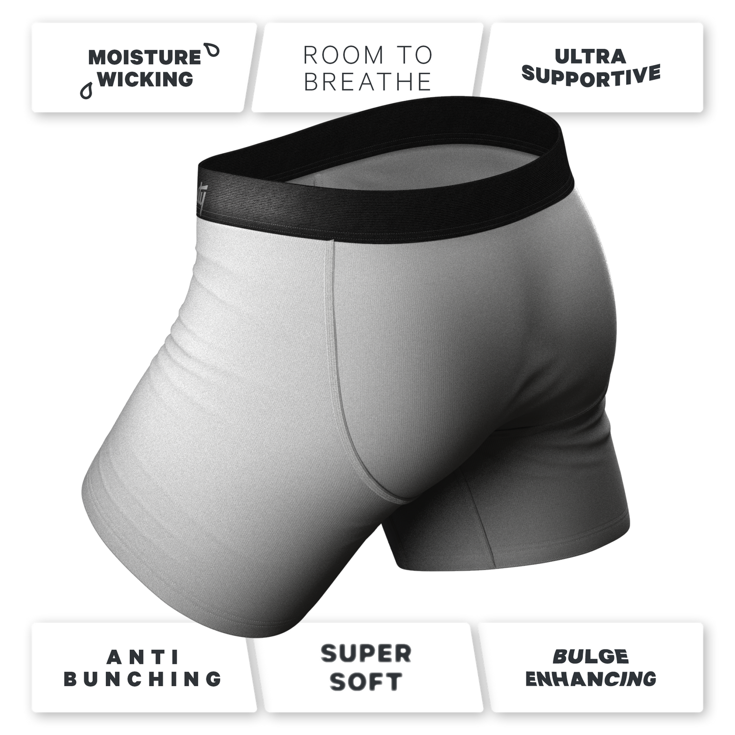  The 50 Shades Of Gonads | Grey Ball Hammock® Pouch Underwear