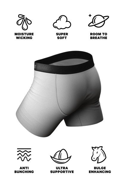  The 50 Shades Of Gonads | Grey Ball Hammock® Pouch Underwear With Fly