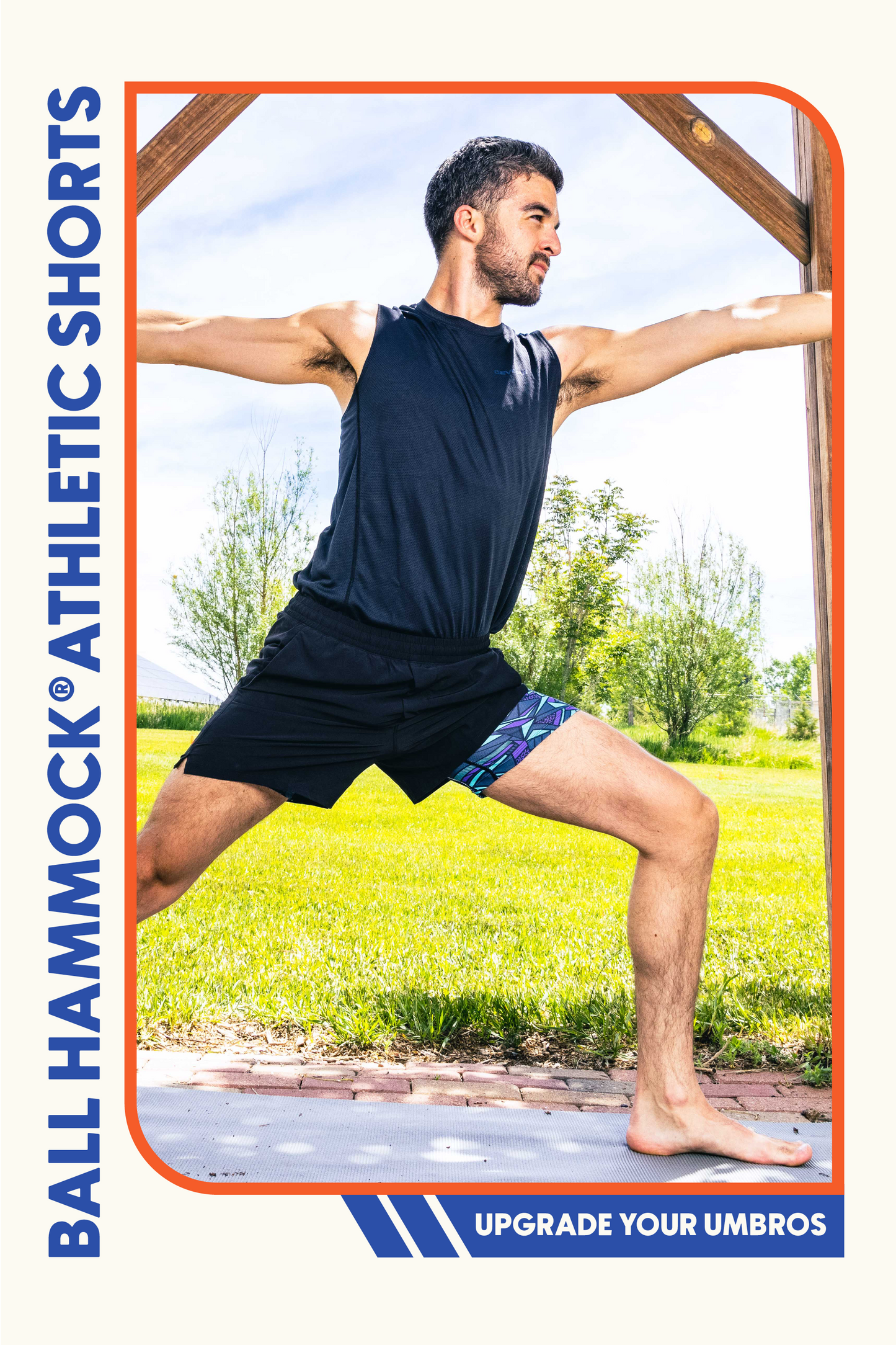  The Anti-Bounce | Black Ball Hammock® 7 Inch Athletic Shorts