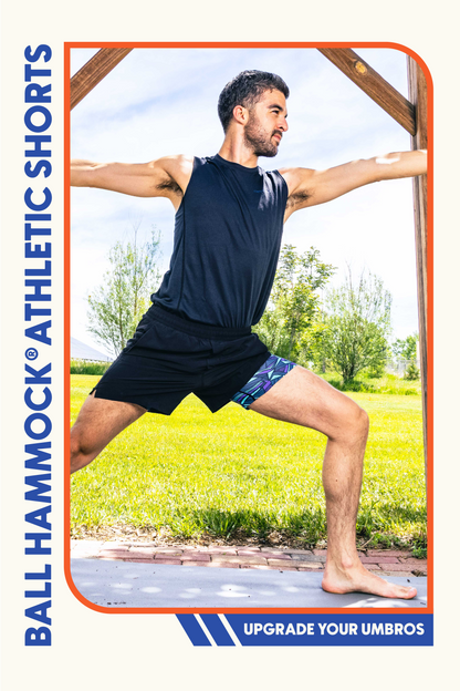  The Anti-Bounce | Black Ball Hammock® 7 Inch Athletic Shorts