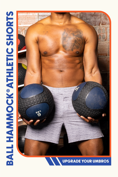  The Junk Trunks | Grey Ball Hammock® 7 Inch Athletic Shorts