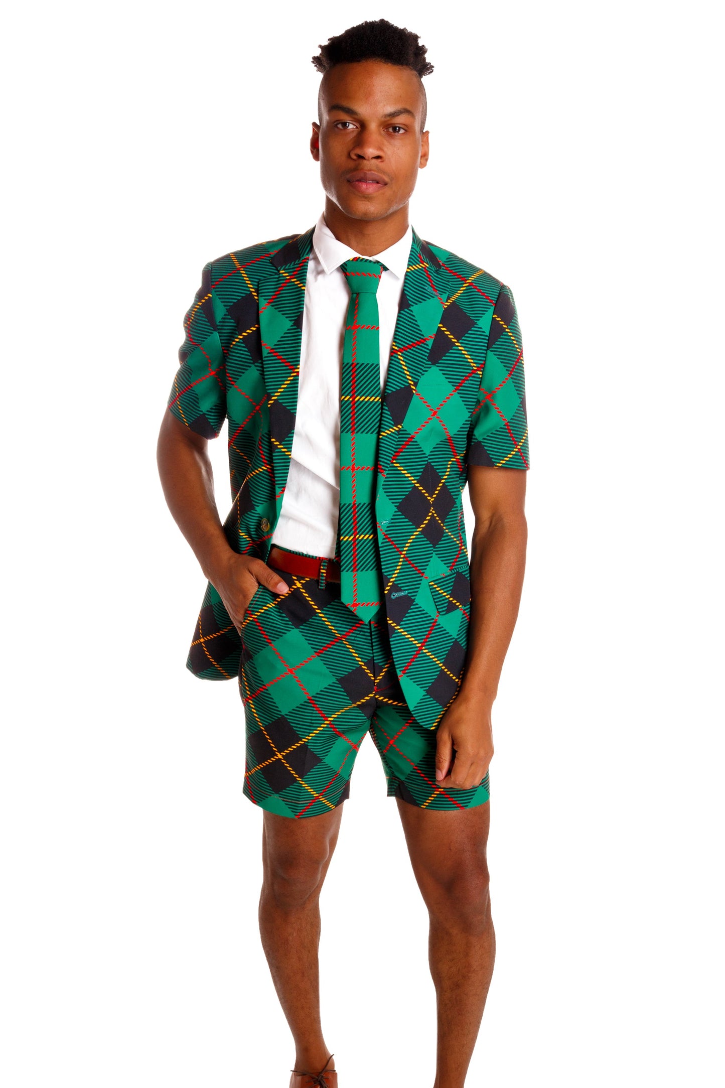  The Short Dangerfield | Plaid Short Party Suit