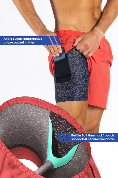  The Personal Record | Red Ball Hammock® 9 Inch Athletic Shorts
