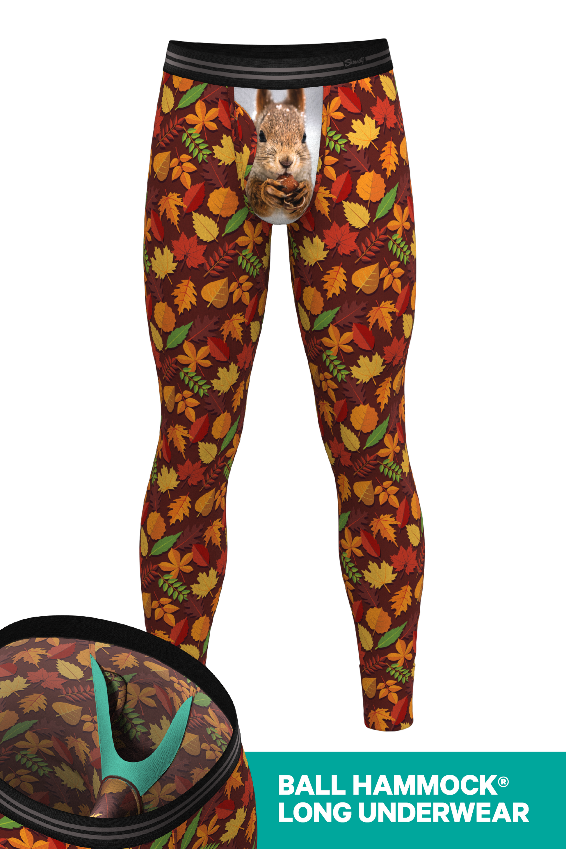  The Acorn Hoard | Squirrel Ball Hammock® Long Johns | Pre-Order | Ships Mid-December 2023