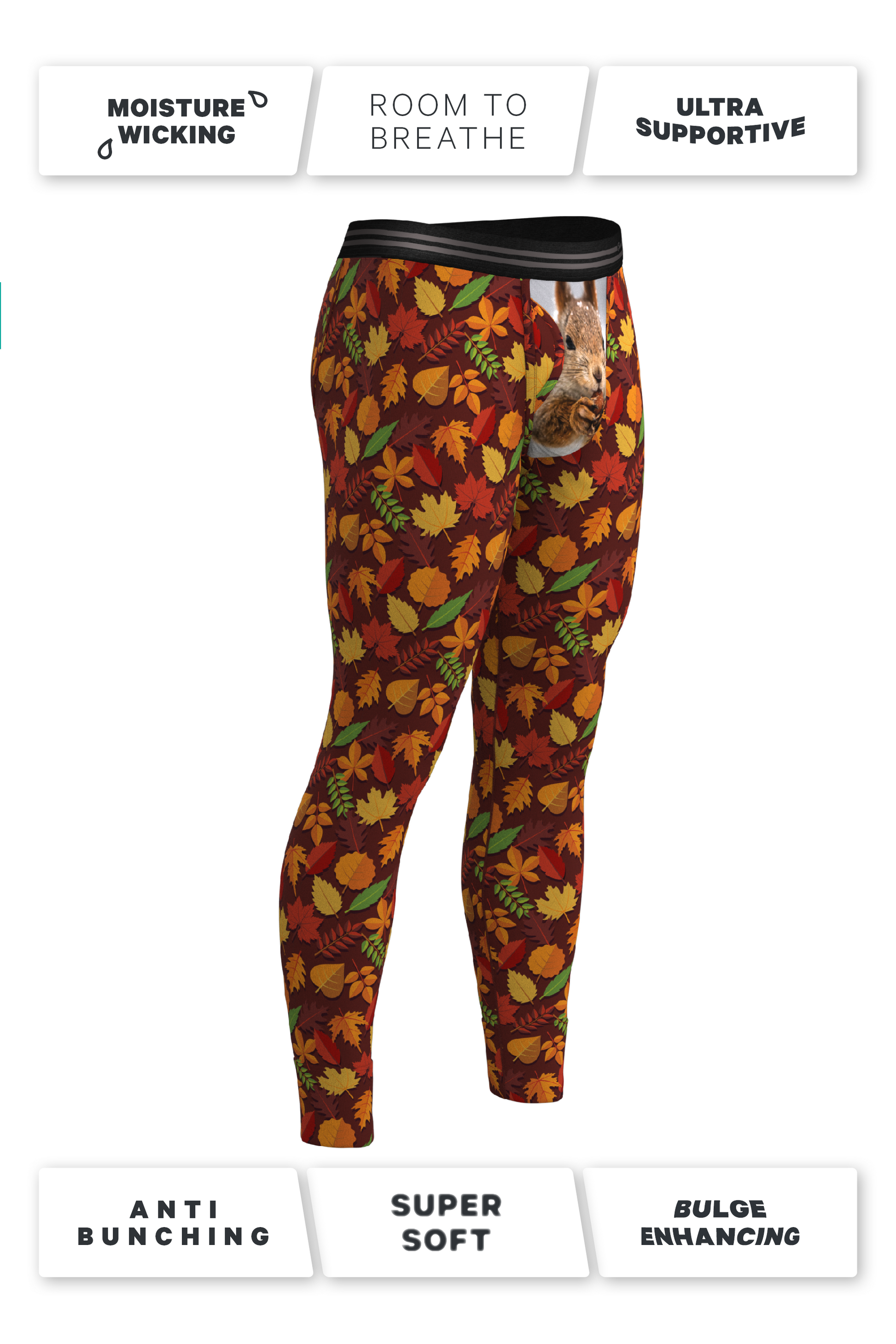  The Acorn Hoard | Squirrel Ball Hammock® Long Johns | Pre-Order | Ships Mid-December 2023