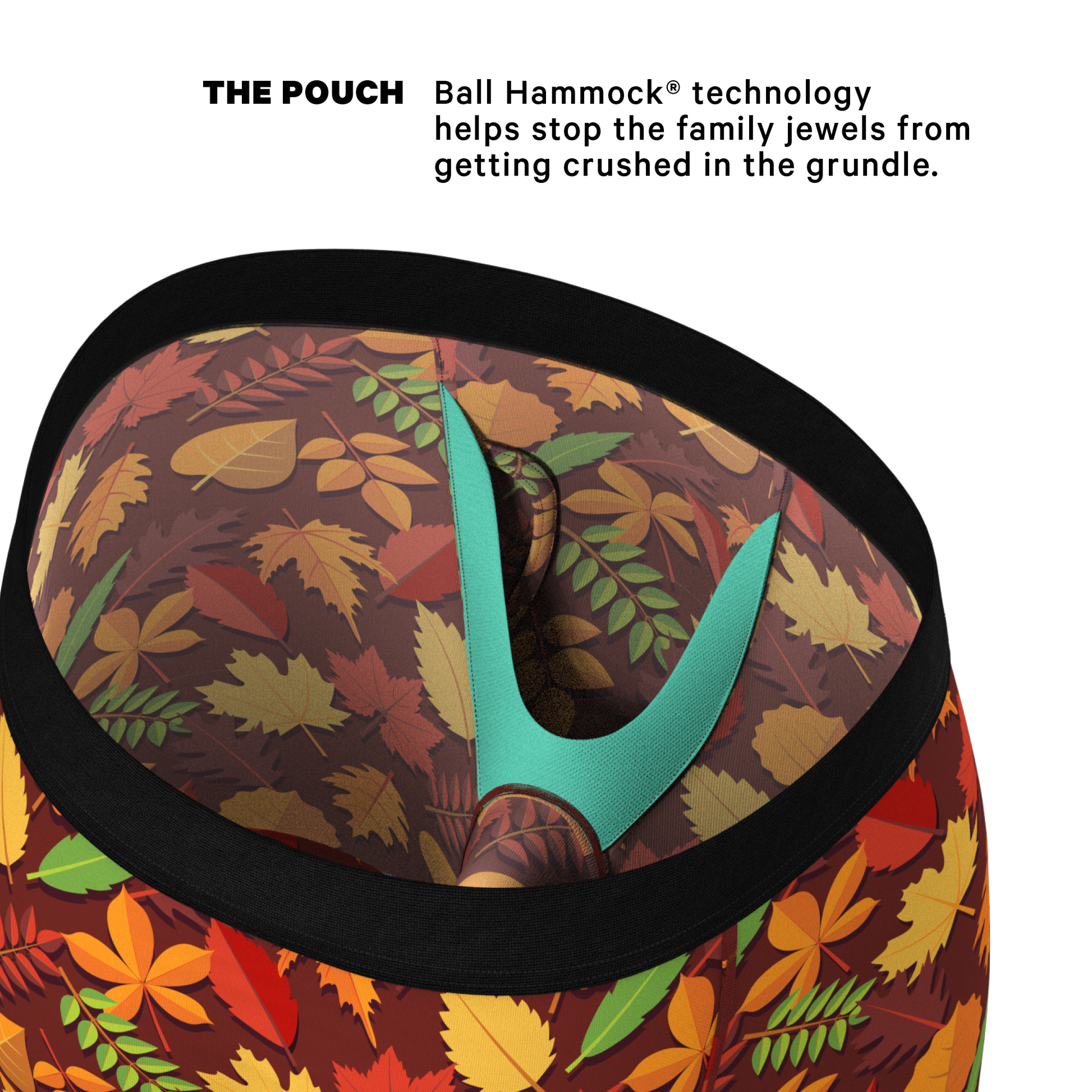 The Acorn Hoard | Squirrel Long Leg Ball Hammock® Pouch Underwear With Fly