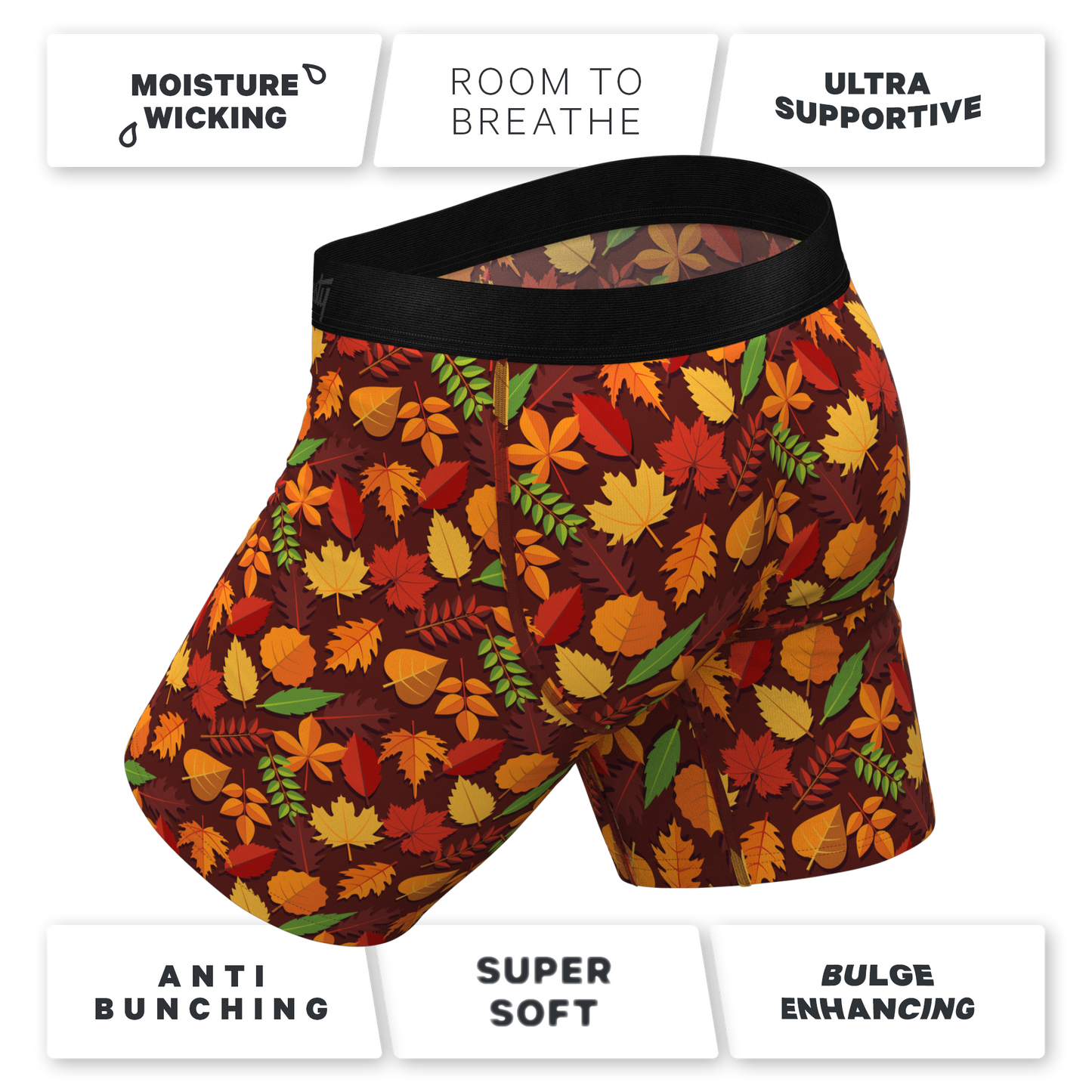  The Acorn Hoard | Squirrel Long Leg Ball Hammock® Pouch Underwear With Fly