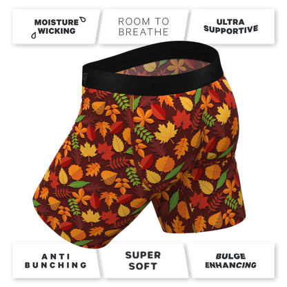  The Acorn Hoard | Squirrel Long Leg Ball Hammock® Pouch Underwear With Fly