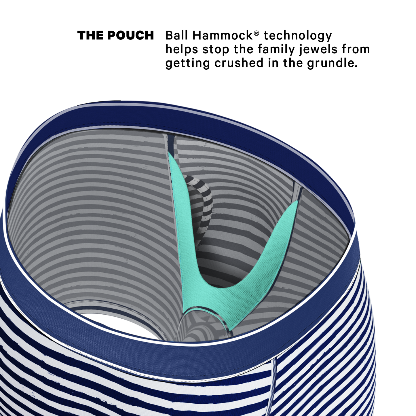  The Sailor | Nautical Stripe Ball Hammock® Pouch Underwear With Fly