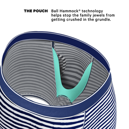  The Sailor | Nautical Stripe Ball Hammock® Pouch Underwear With Fly