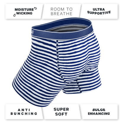  The Sailor | Nautical Stripe Ball Hammock® Pouch Underwear With Fly