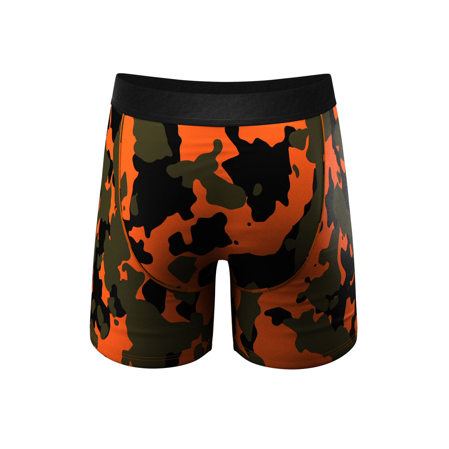  The Bambi Bunchers | Orange Camo Deer Ball Hammock® Pouch Underwear