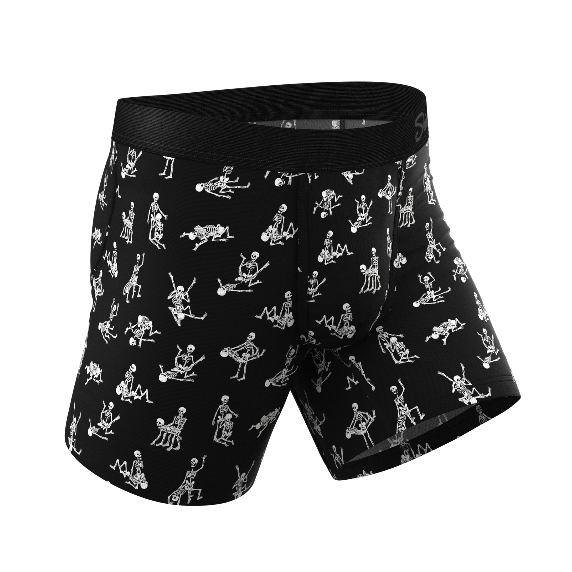  The Bare Back Bones | Glow In The Dark Skeletons Ball Hammock® Pouch Underwear