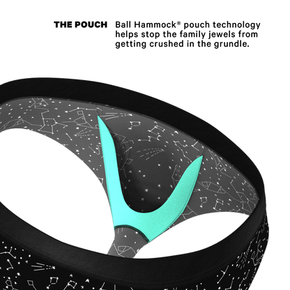  The Big Bang | Glow In The Dark Constellations Ball Hammock® Pouch Underwear Briefs