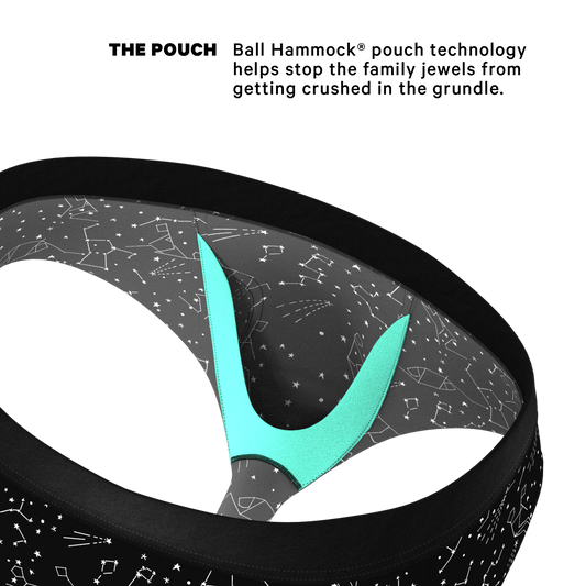  The Big Bang | Glow In The Dark Constellations Ball Hammock® Pouch Underwear Briefs