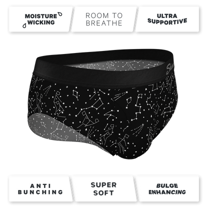  The Big Bang | Glow In The Dark Constellations Ball Hammock® Pouch Underwear Briefs