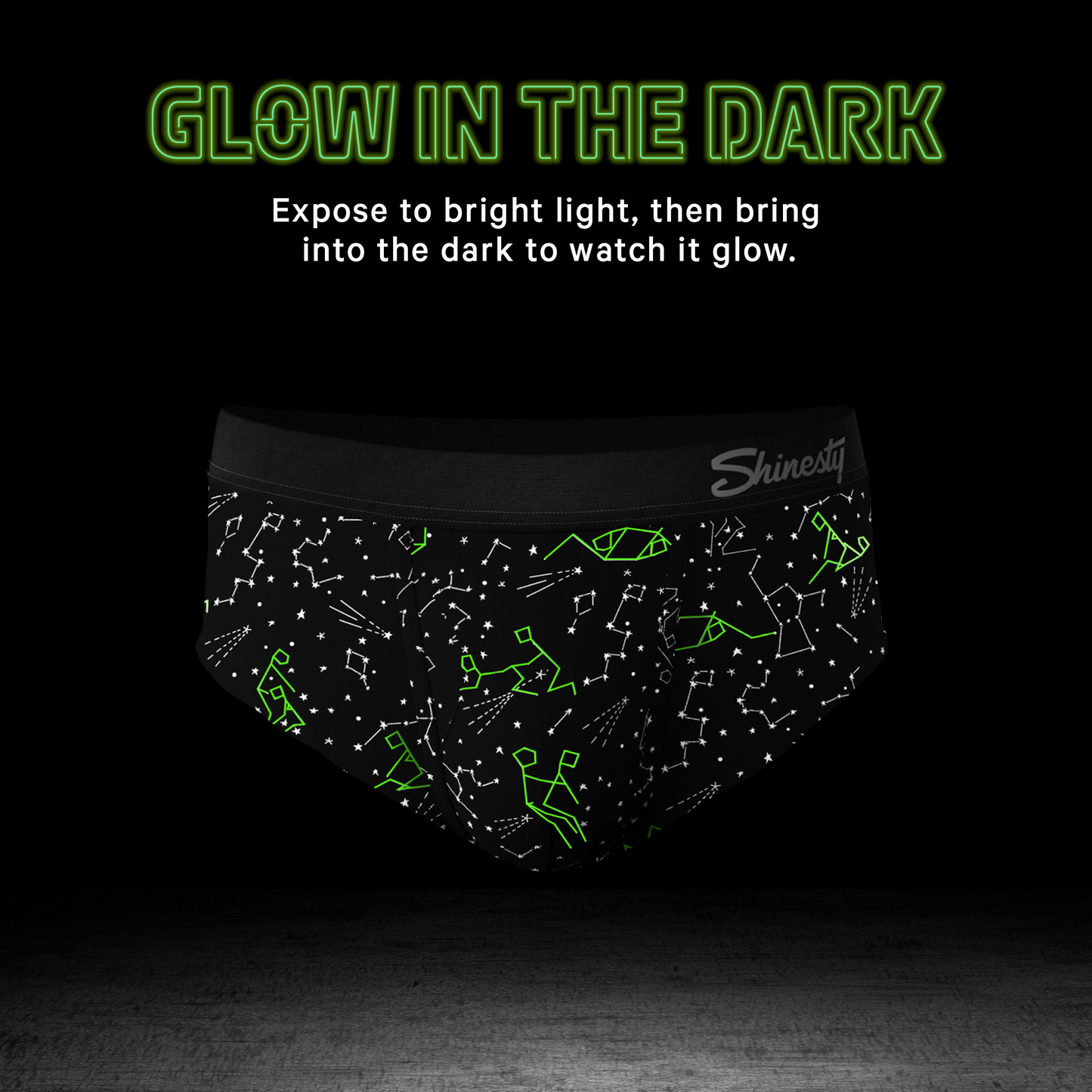  The Big Bang | Glow In The Dark Constellations Ball Hammock® Pouch Underwear Briefs