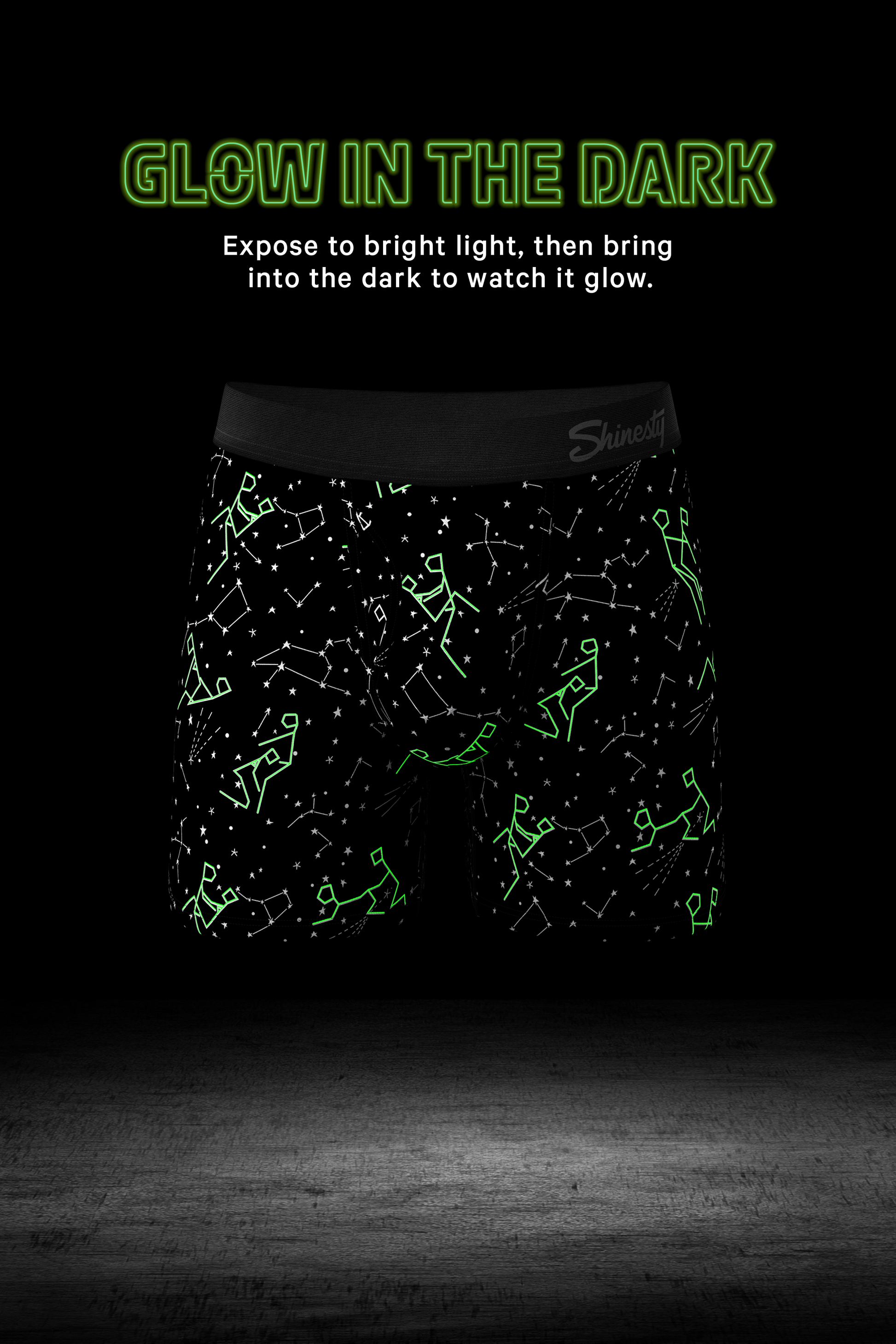  The Big Bang | Glow In The Dark Constellation Ball Hammock® Pouch Underwear With Fly