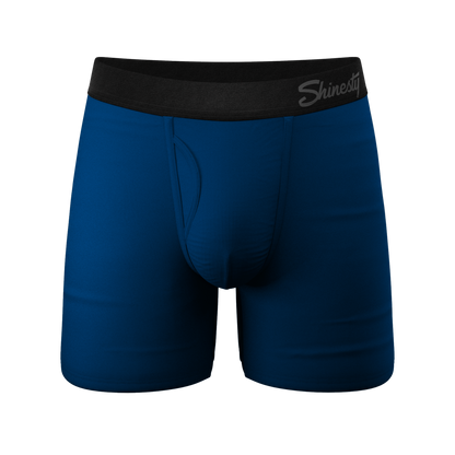  The Big Blue | Dark Blue Ball Hammock® Pouch Underwear With Fly