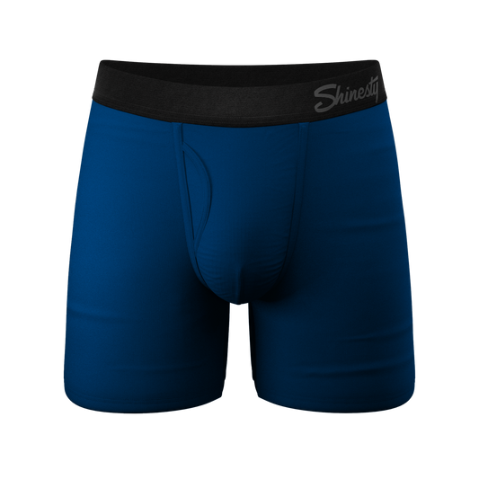  The Big Blue | Dark Blue Ball Hammock® Pouch Underwear With Fly