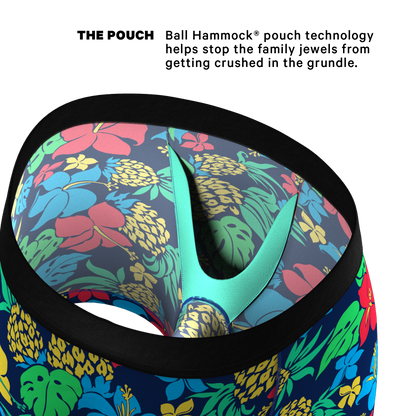  The Big Kahunas | Hawaiian Print Ball Hammock® Pouch Underwear