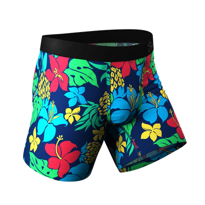  The Big Kahunas | Hawaiian Print Ball Hammock® Pouch Underwear