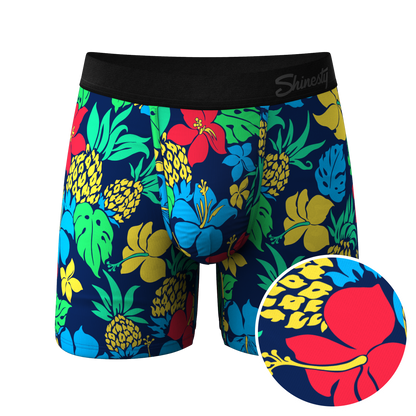  The Big Kahunas | Hawaiian Print Ball Hammock® Pouch Underwear