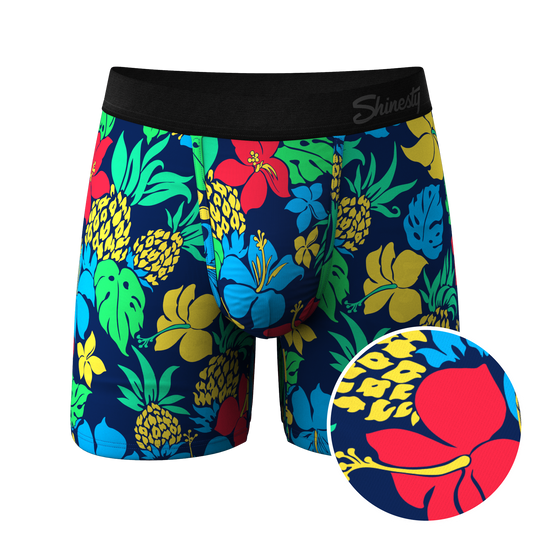  The Big Kahunas | Hawaiian Print Ball Hammock® Pouch Underwear