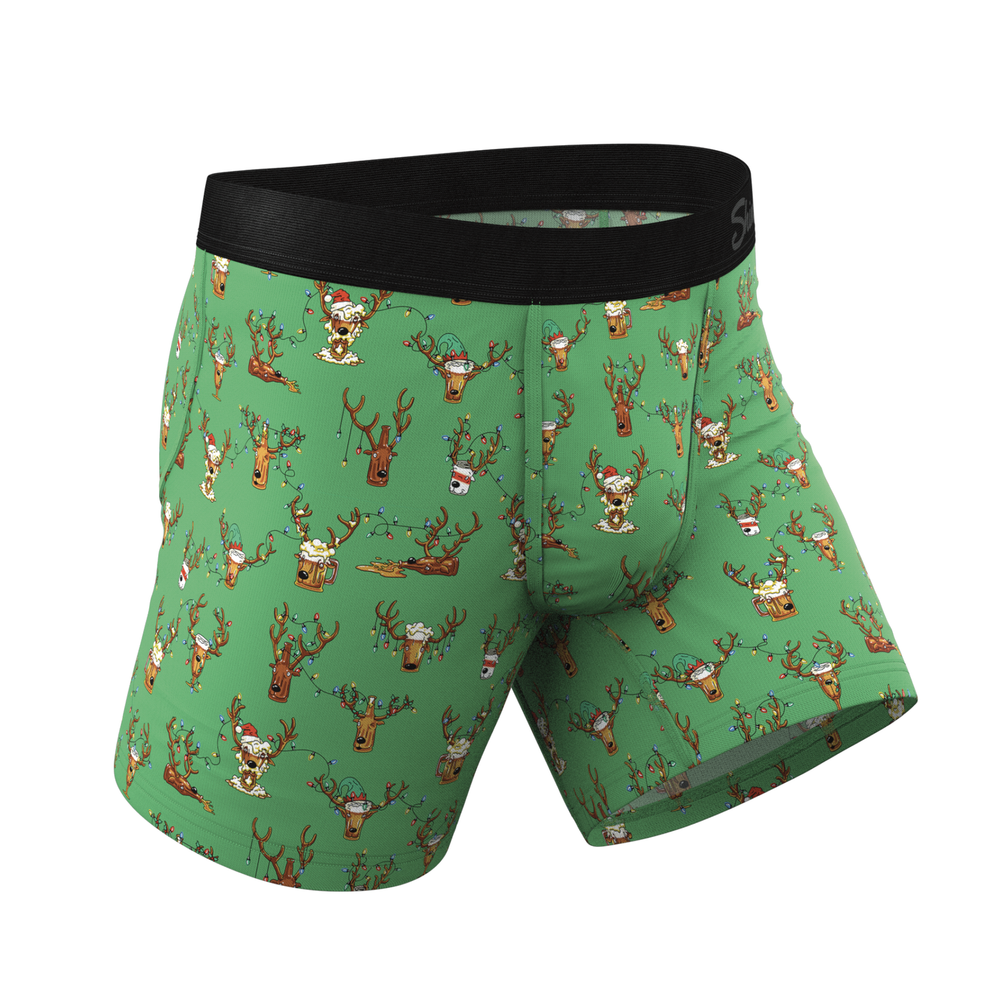  The Blitzened | Reindeer Beer Ball Hammock® Pouch Underwear