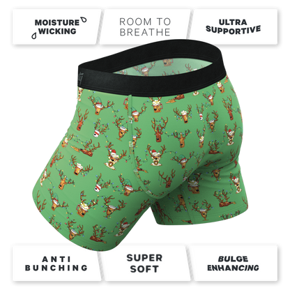  The Blitzened | Reindeer Beer Ball Hammock® Pouch Underwear
