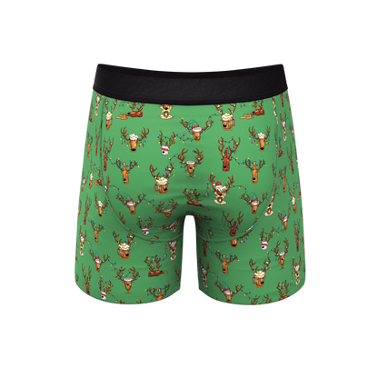  The Blitzened | Reindeer Beer Ball Hammock® Pouch Underwear