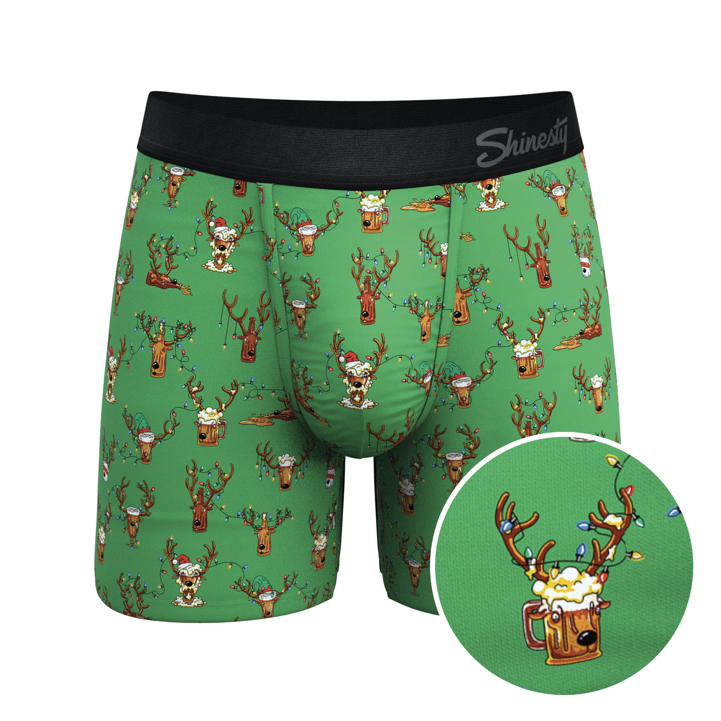  The Blitzened | Reindeer Beer Ball Hammock® Pouch Underwear