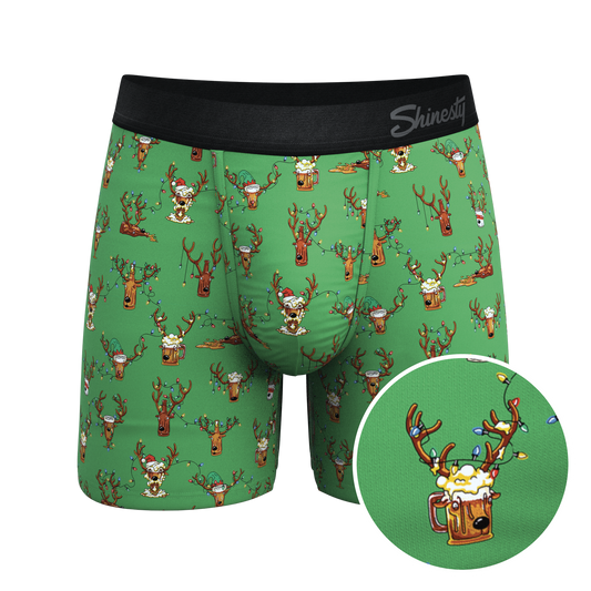  The Blitzened | Reindeer Beer Ball Hammock® Pouch Underwear