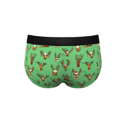  The Blitzened | Christmas Striped Ball Hammock® Pouch Underwear Briefs