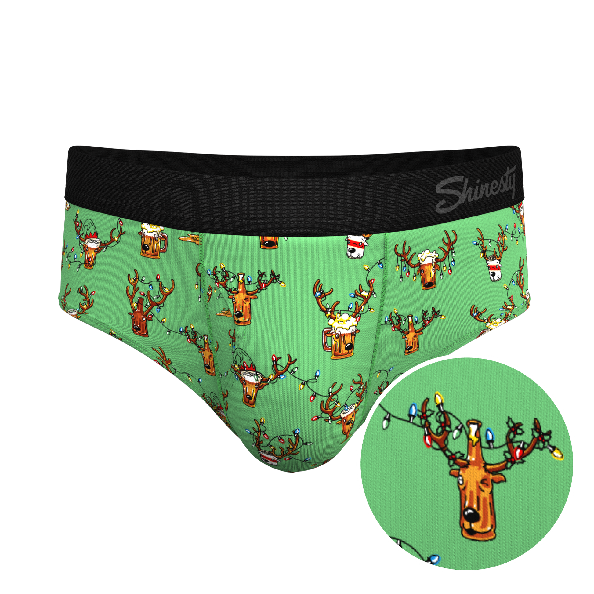  The Blitzened | Christmas Striped Ball Hammock® Pouch Underwear Briefs