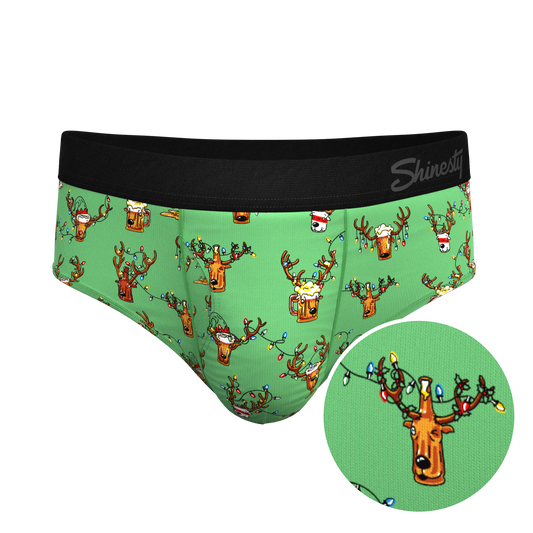  The Blitzened | Christmas Striped Ball Hammock® Pouch Underwear Briefs