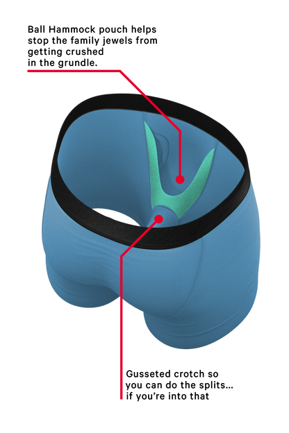  The Blue Ball Effect | Dusty Blue Ball Hammock® Pouch Underwear With Fly
