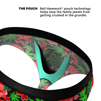  The Bongstera | Tropical Weed Ball Hammock® Pouch Underwear Briefs