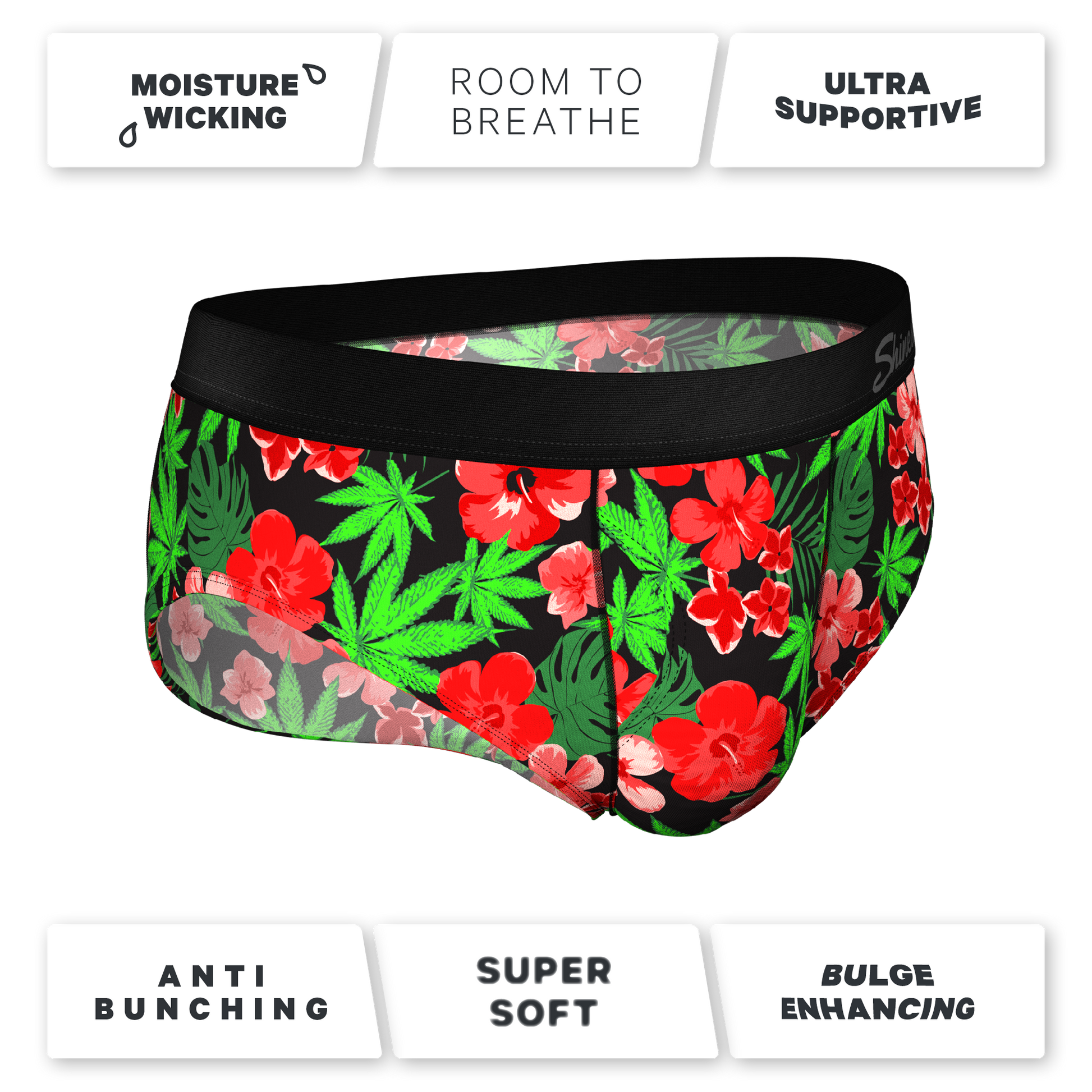  The Bongstera | Tropical Weed Ball Hammock® Pouch Underwear Briefs