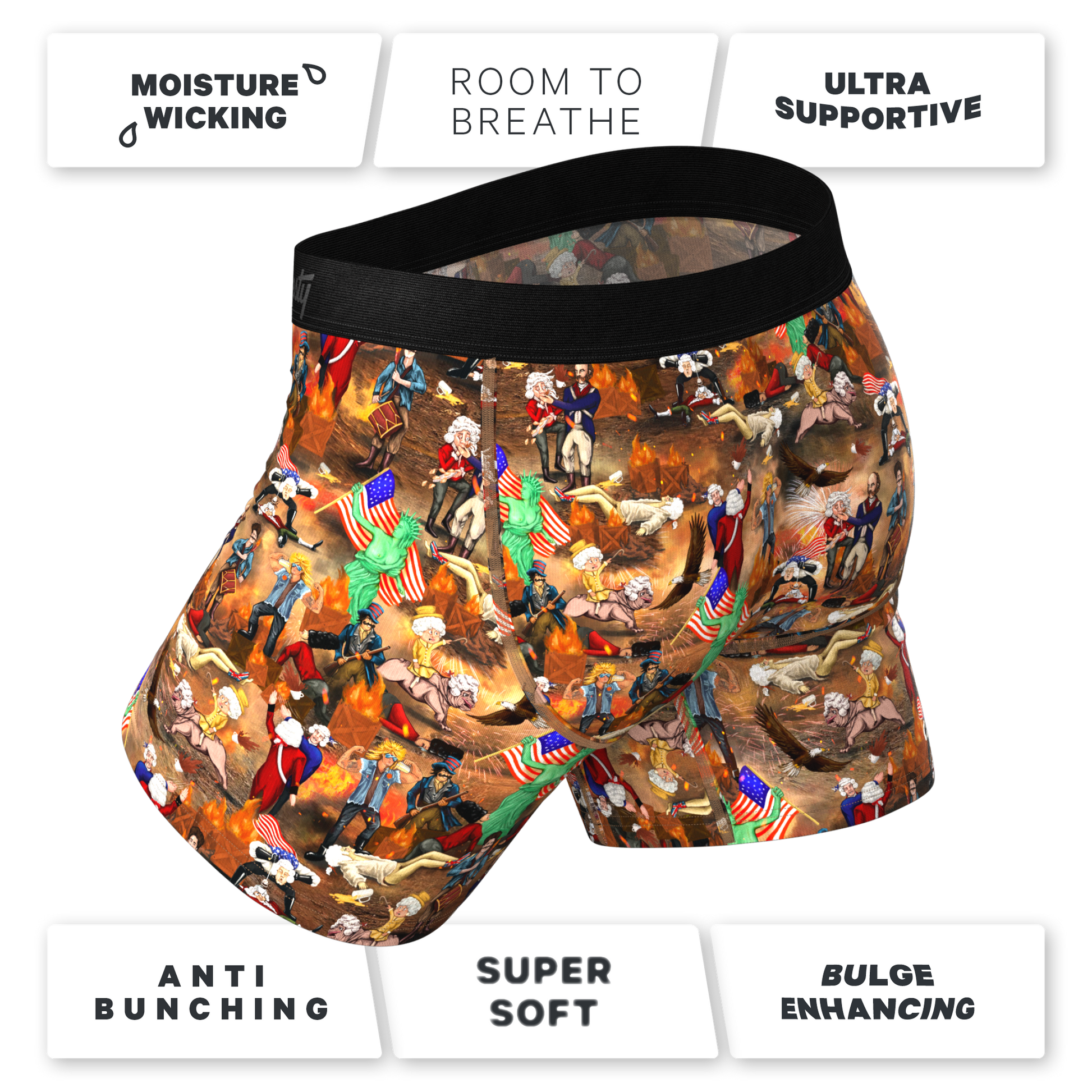  The Boston Tea Bag Party | Patriotic Ball Hammock® Pouch Underwear