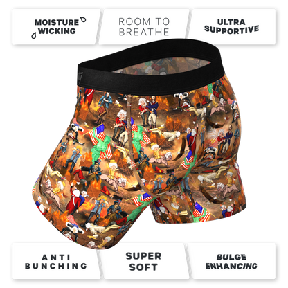  The Boston Tea Bag Party | Patriotic Ball Hammock® Pouch Underwear