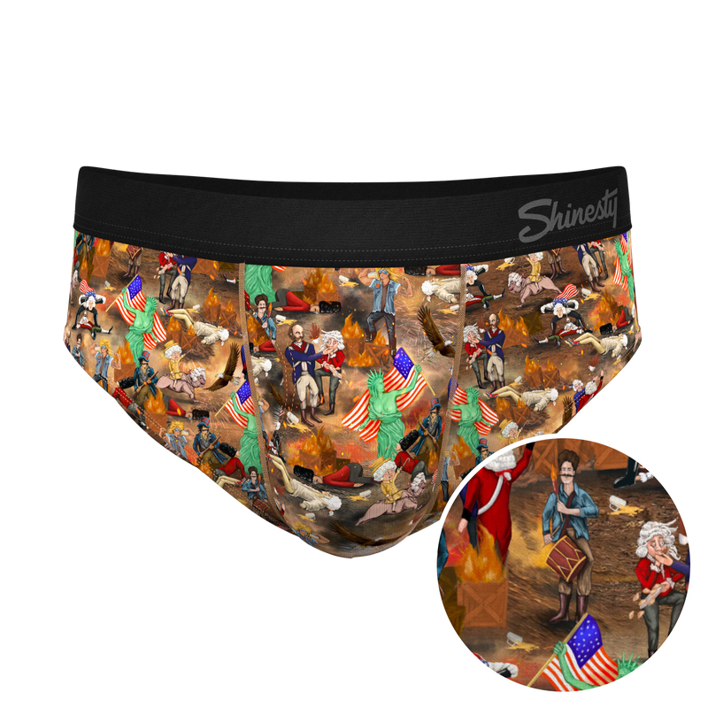  The Boston Tea Bag Party | Patriotic Ball Hammock® Pouch Underwear Briefs